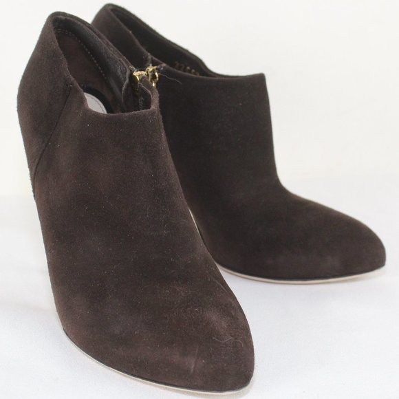 Gucci well loved Brown Suede boots Sz 36/ US 6 - Picture 1 of 6